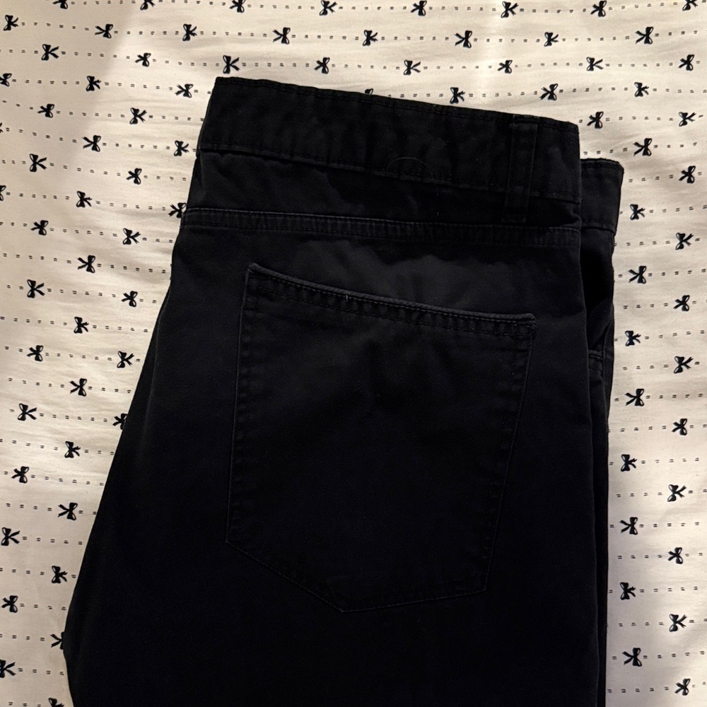 Across the pond Black Chinos